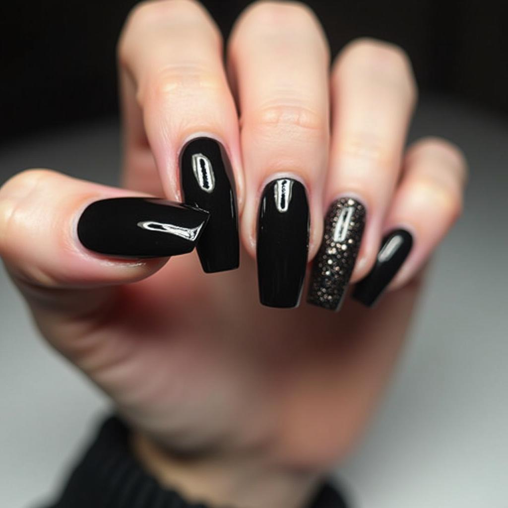 Black Nail Designs Masterpiece 6