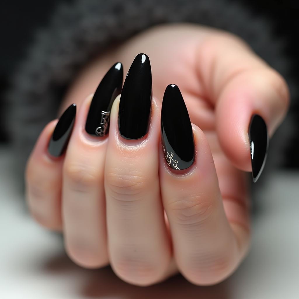 Black Nail Designs Masterpiece 8