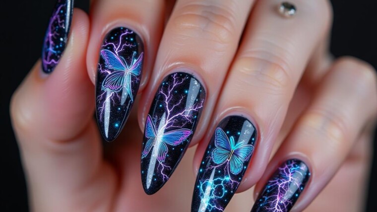 Butterfly Nail Stickers Masterpiece 1