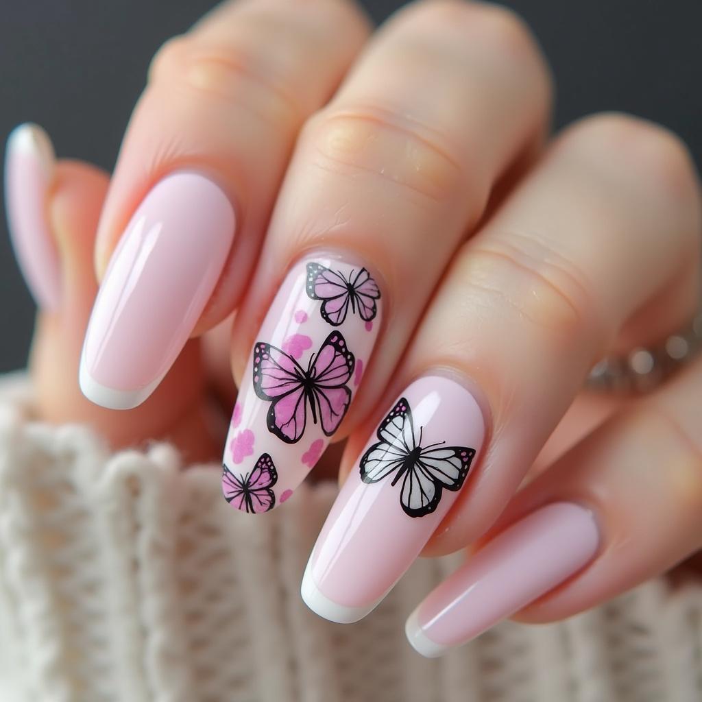 Butterfly Nail Stickers Masterpiece 14