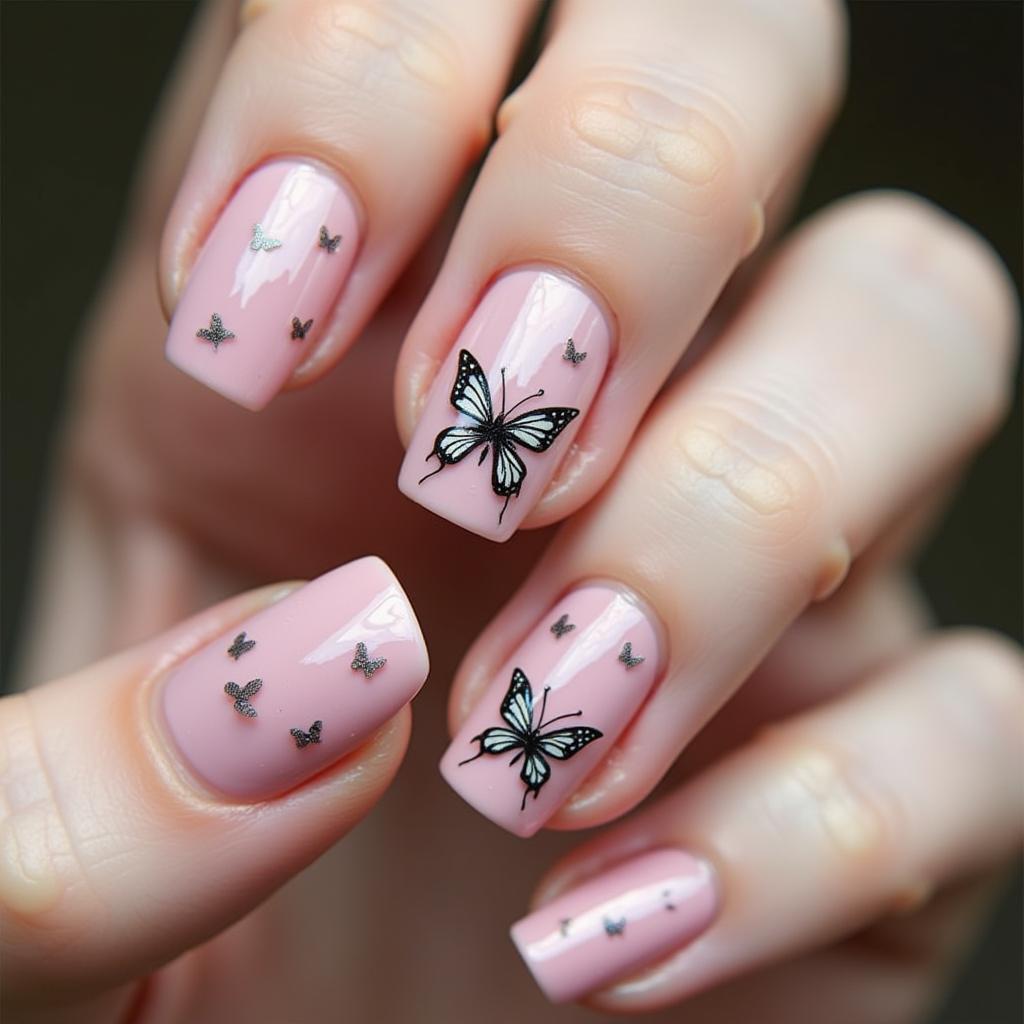 Butterfly Nail Stickers Masterpiece 16