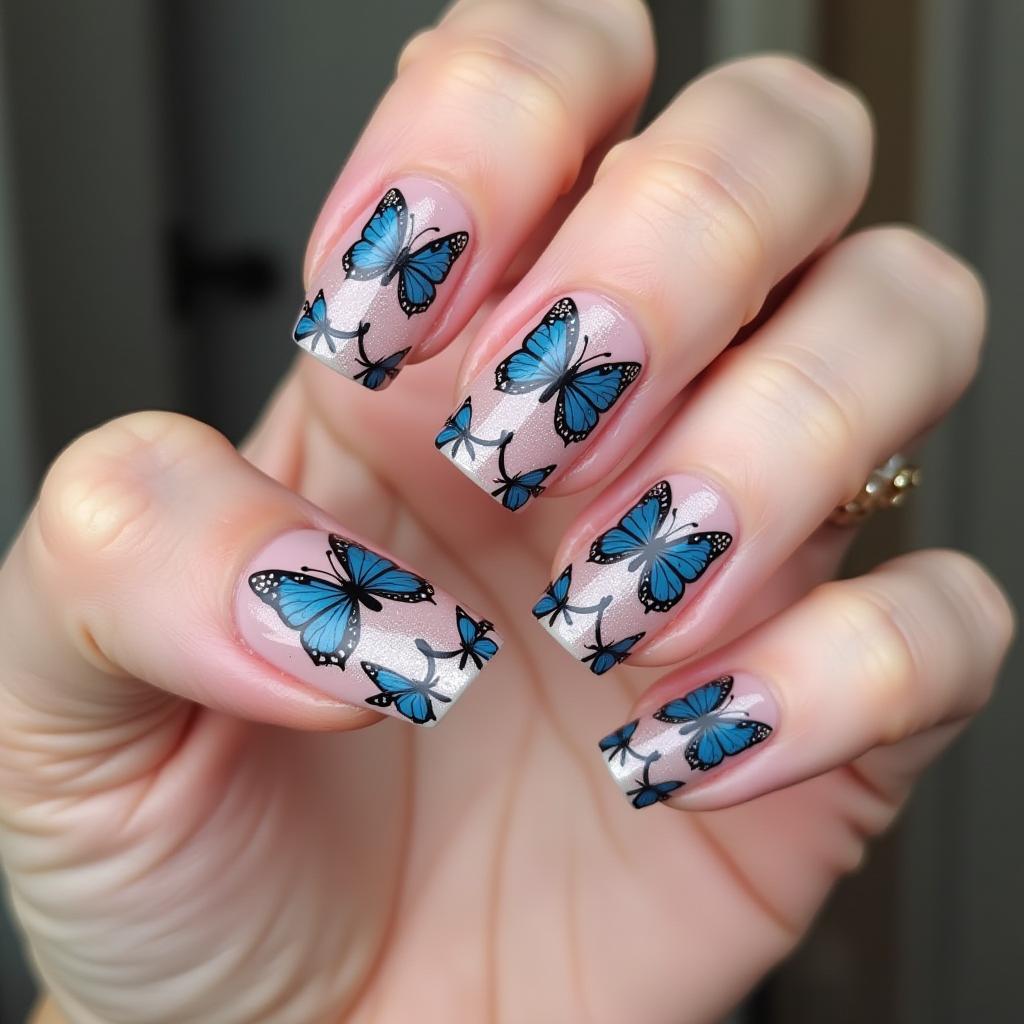 Butterfly Nail Stickers Masterpiece 20