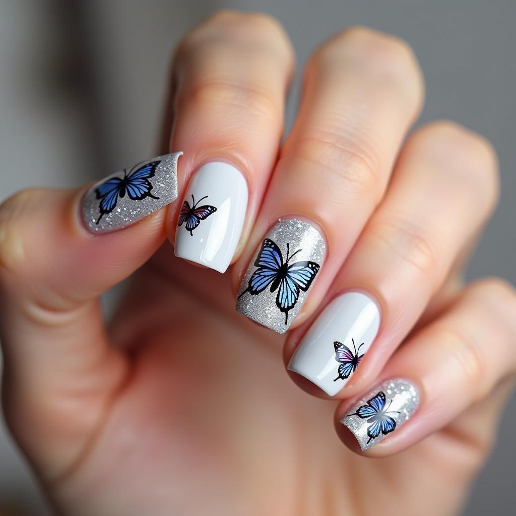 Butterfly Nail Stickers Masterpiece 21