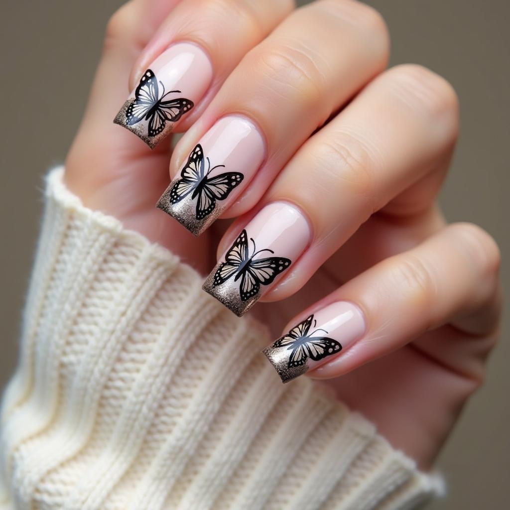 Butterfly Nail Stickers Masterpiece 31