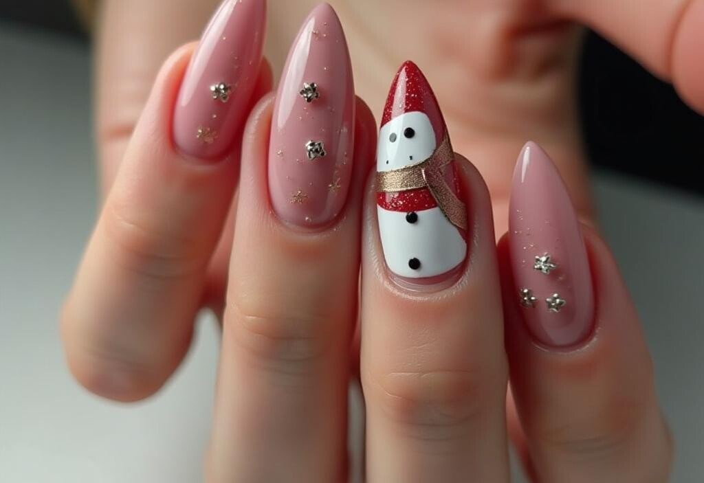 Christmas Gel Nail Designs 1