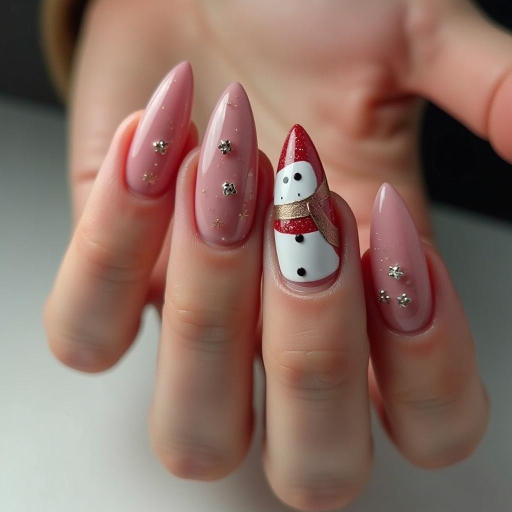 Christmas Gel Nail Designs 1