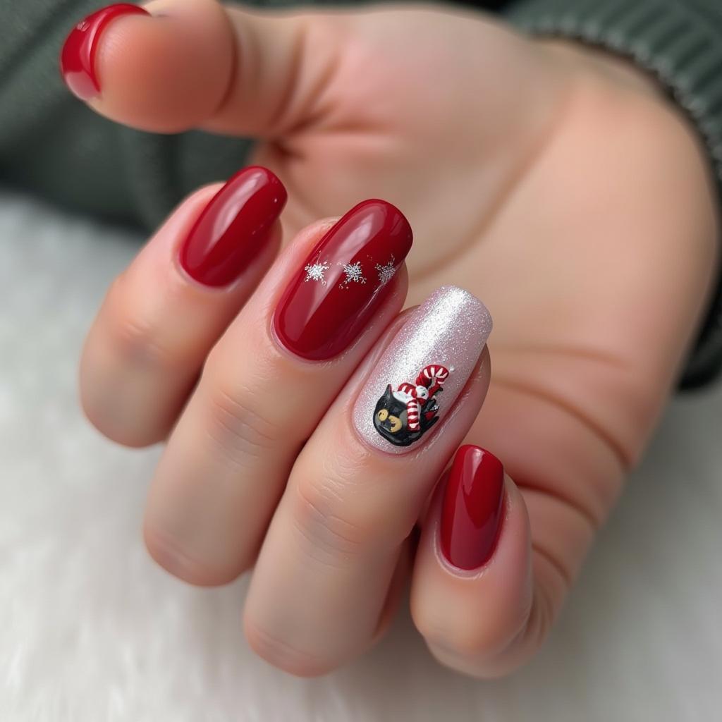 Christmas Gel Nail Designs 11