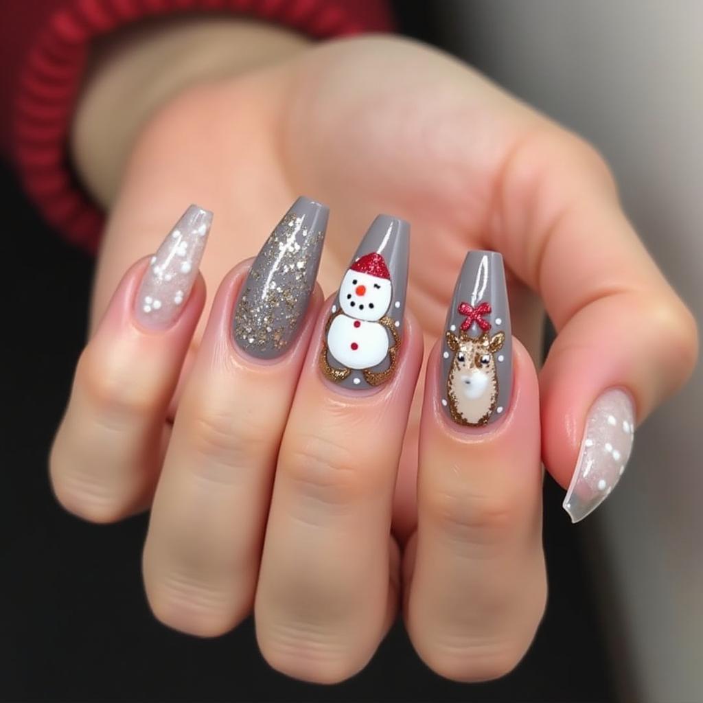 Christmas Gel Nail Designs 20