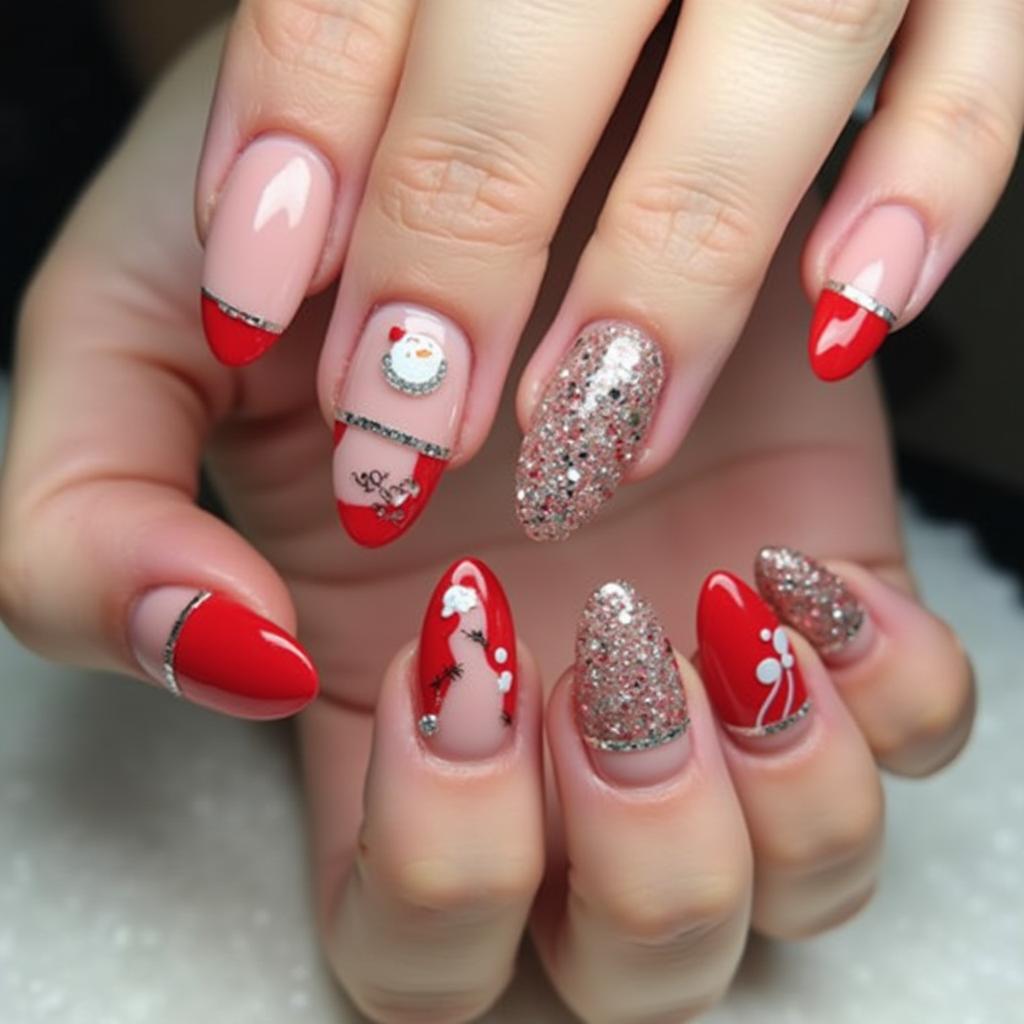 Christmas Gel Nail Designs 23