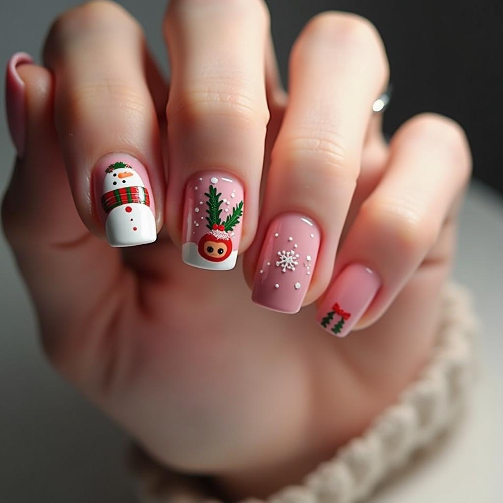 Christmas Gel Nail Designs 24