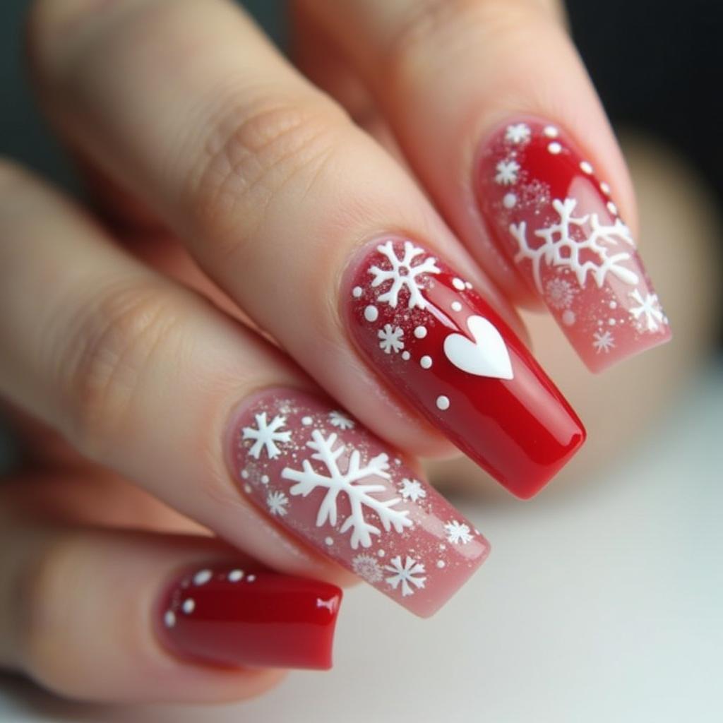 Christmas Gel Nail Designs 28