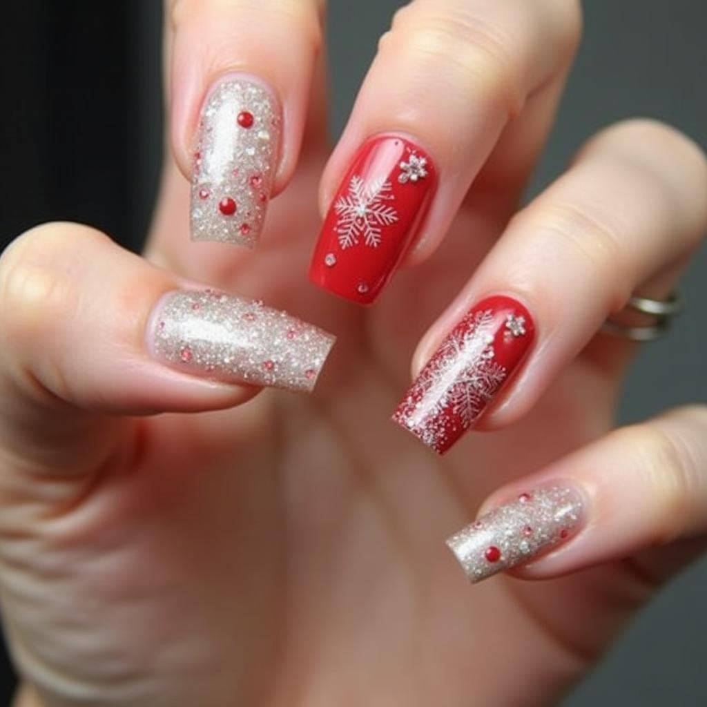 Christmas Gel Nail Designs 8