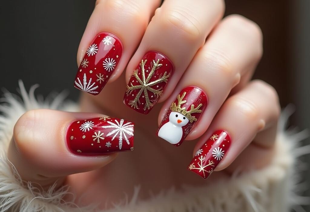 Christmas Nail Art Masterpiece 1