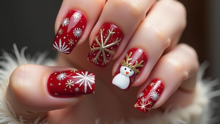 Christmas Nail Art Masterpiece 1