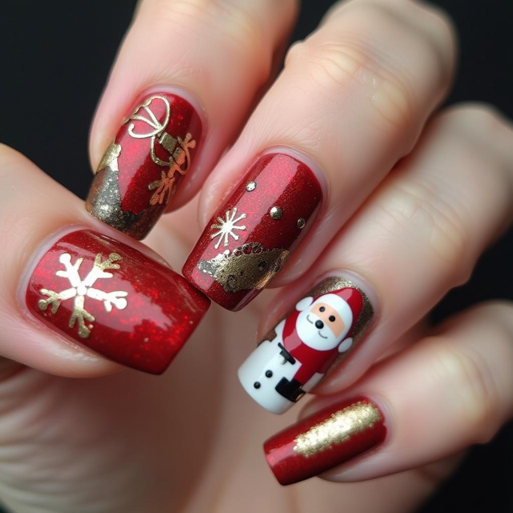 Christmas Nail Art Masterpiece 3