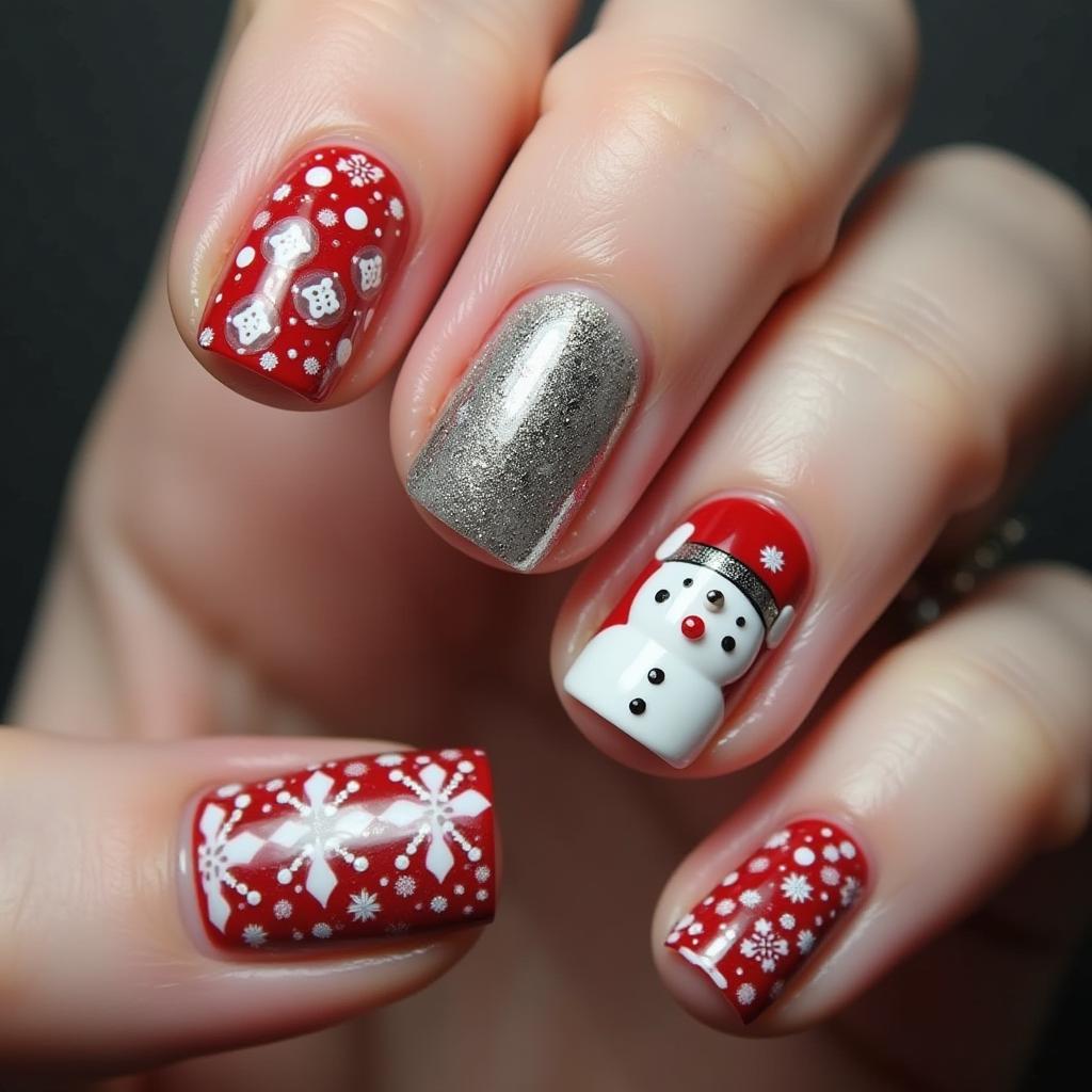 Christmas Nail Art Masterpiece 6