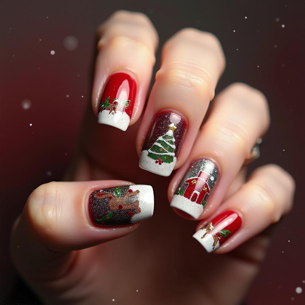 Christmas Nail Art Masterpiece 9