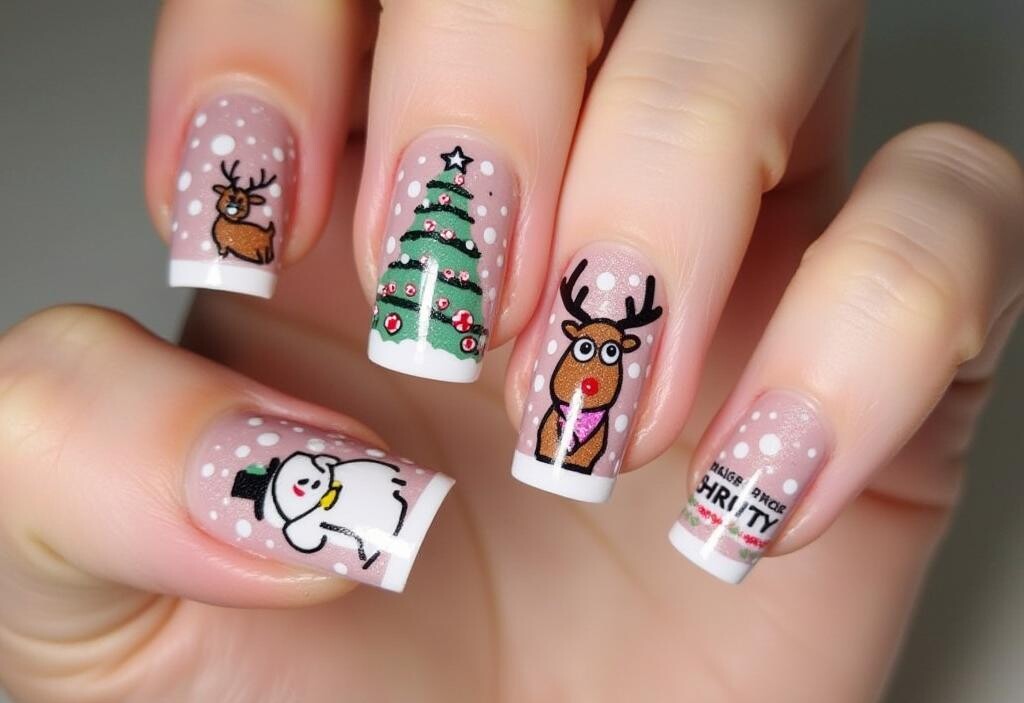 Christmas Nail Decals Masterpiece 1