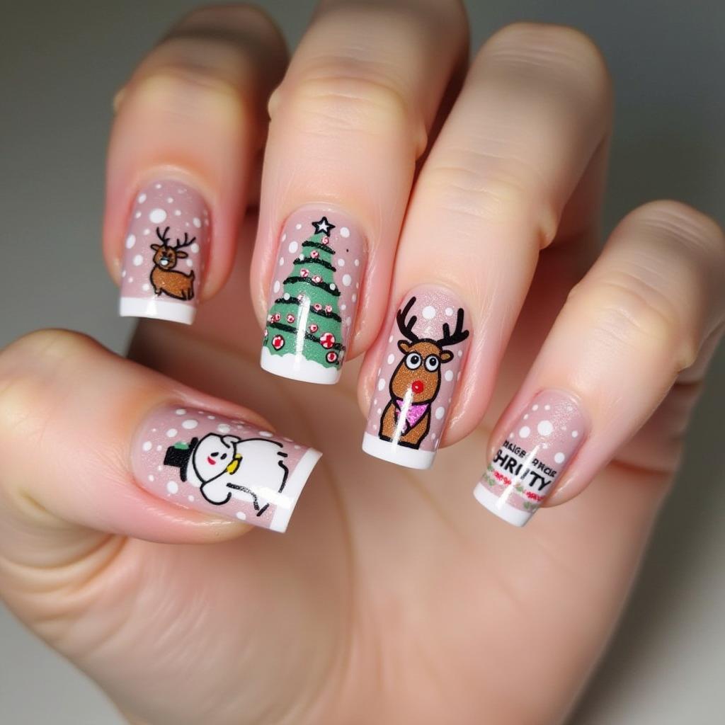 Christmas Nail Decals Masterpiece 1