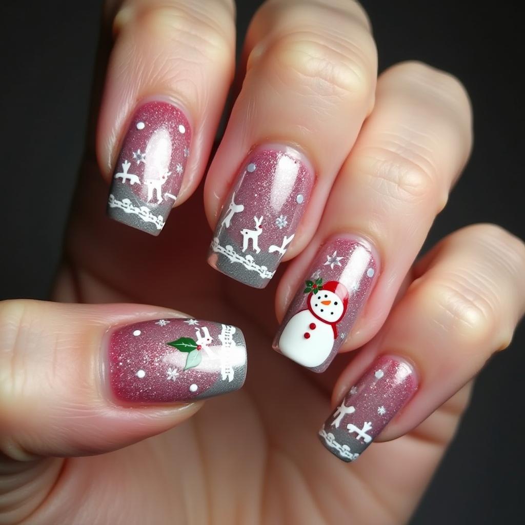 Christmas Nail Decals Masterpiece 15