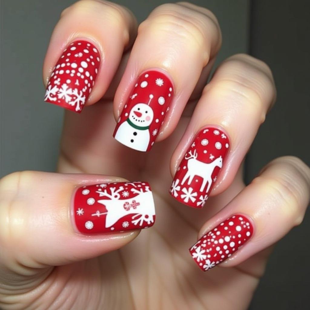 Christmas Nail Decals Masterpiece 16