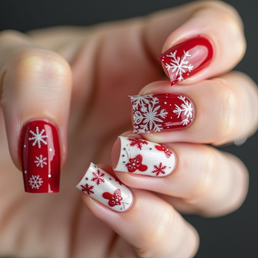 Christmas Nail Decals Masterpiece 17