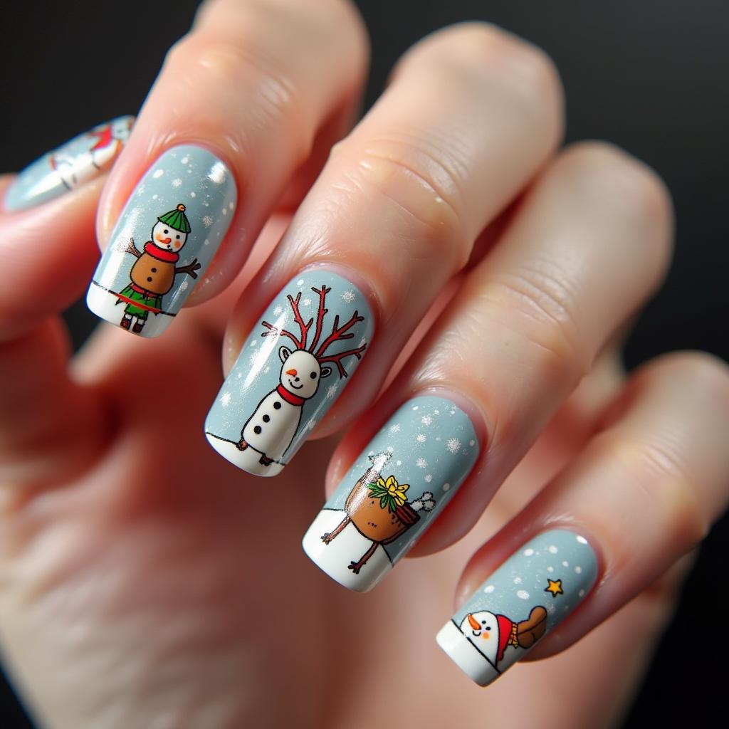 Christmas Nail Decals Masterpiece 19