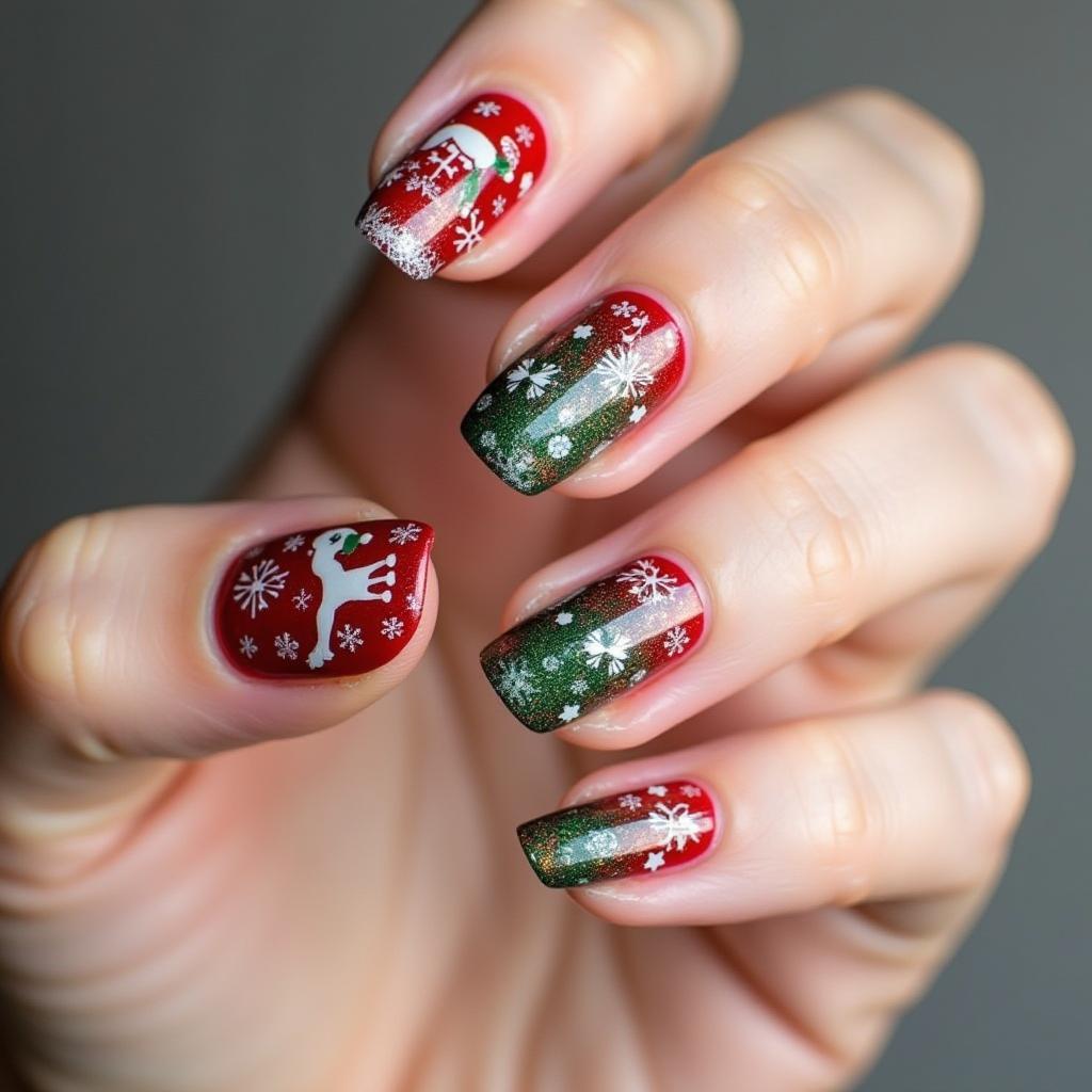 Christmas Nail Decals Masterpiece 2