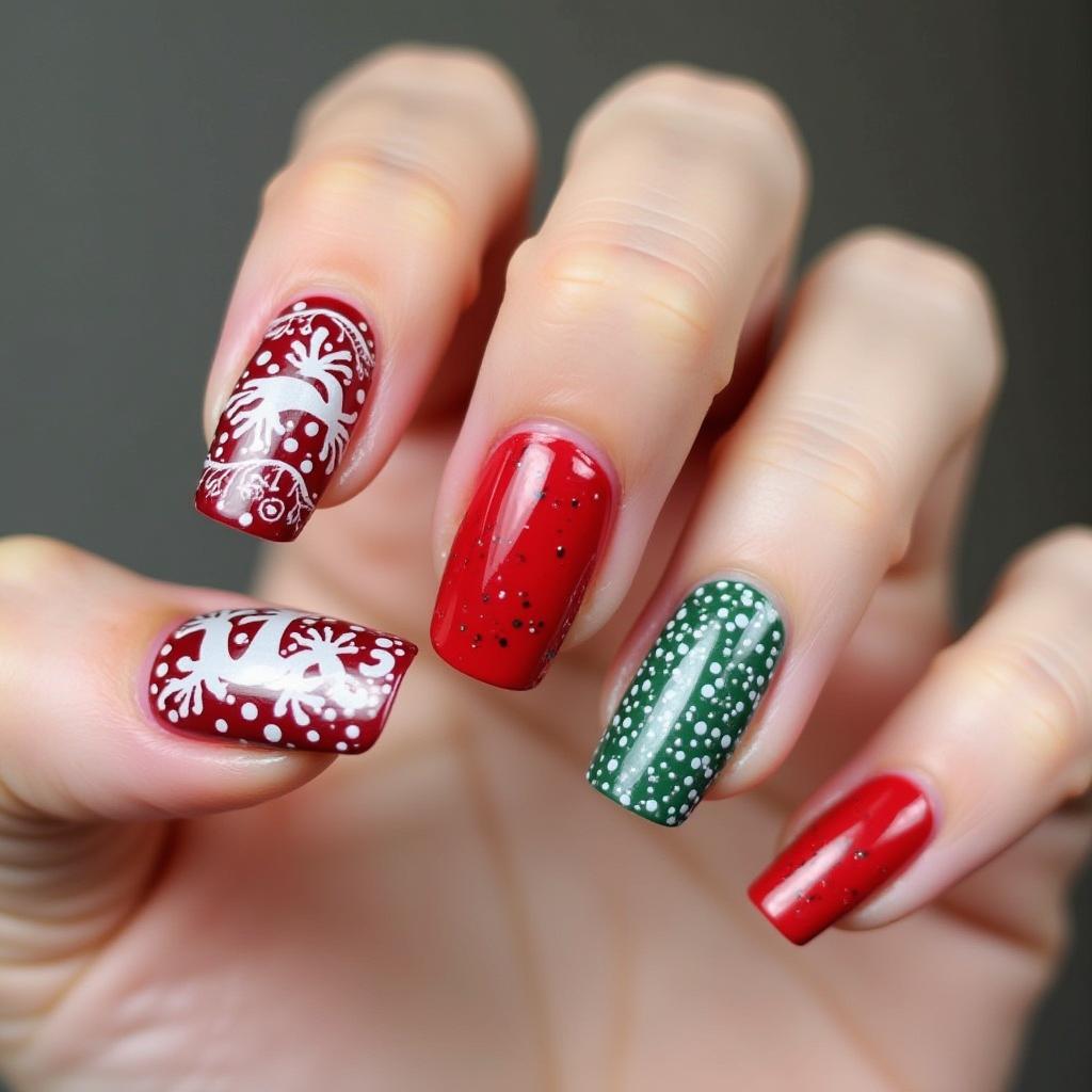 Christmas Nail Decals Masterpiece 5