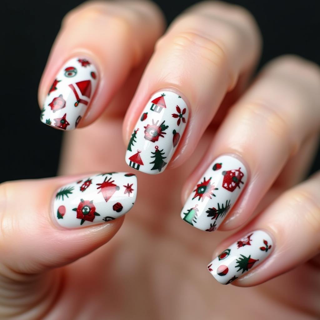 Christmas Nail Decals Masterpiece 7