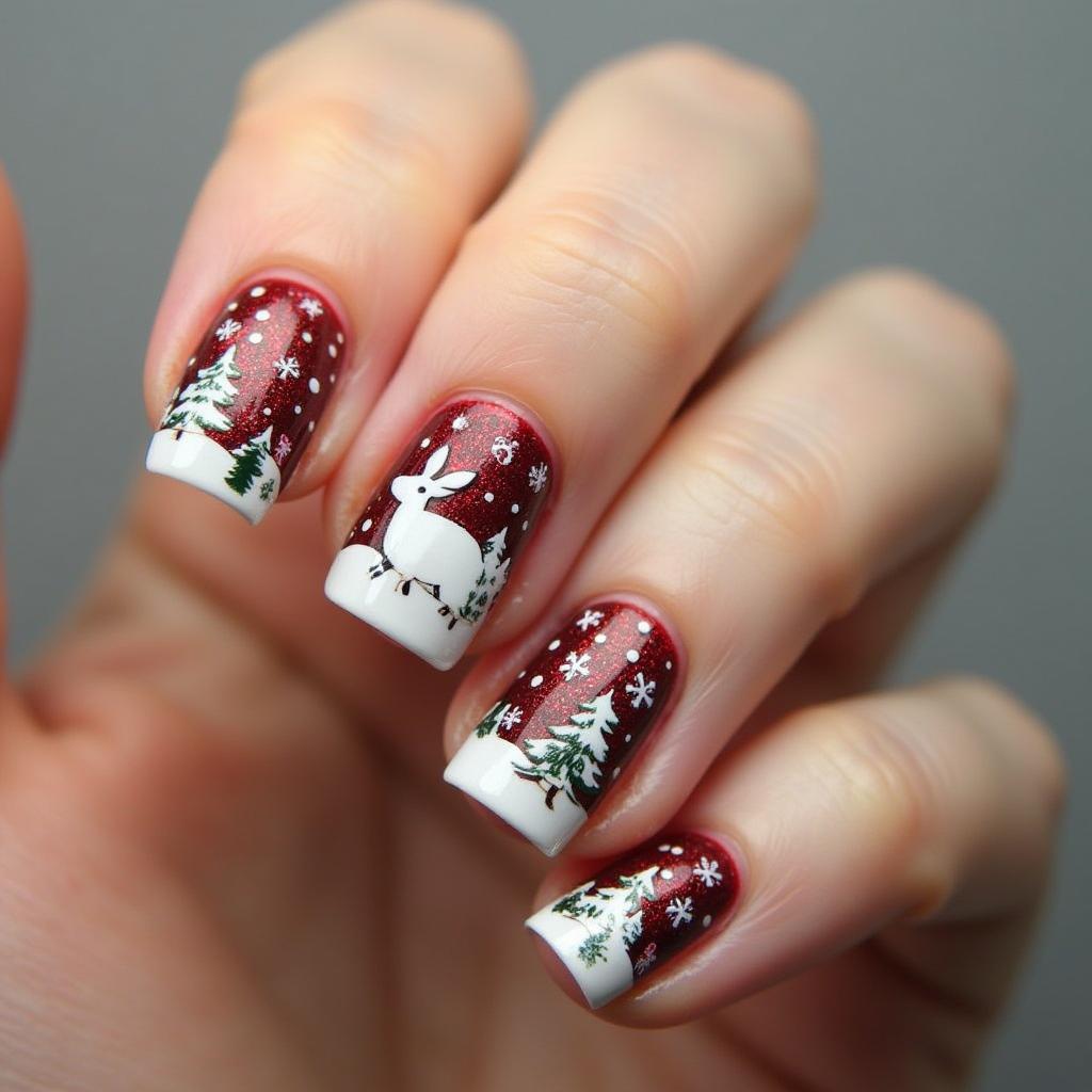 Christmas Nail Decals Masterpiece 9